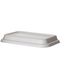 ▷ Tampa de Cana-de-Açúcar Compostável 175x120x10mm - Envio 24h. ✅✅