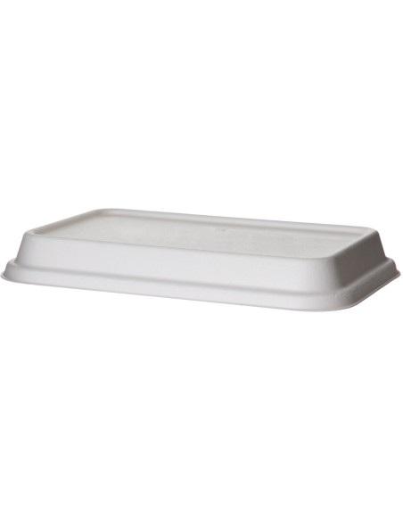 ▷ Tampa de Cana-de-Açúcar Compostável 210x140x15mm - Envio 24h.