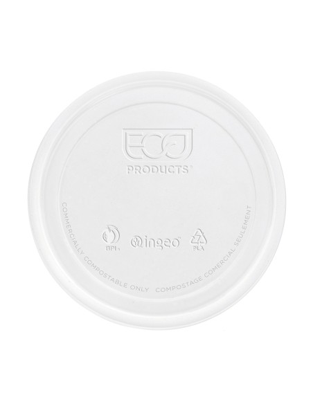 ▷ Tapa para Envase Redondo Biodegrable PLA 145ml/5 OZ  - Envío 24h.✅✅