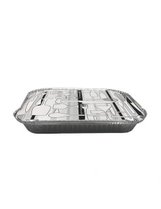 ▷ Pack Envases de Aluminio + Tapa 1500 cc - Envío 24h.