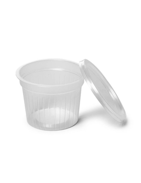 ▷ Recipientes para Molhos 100 ml Transparente com Tampa - Envio em 24h.