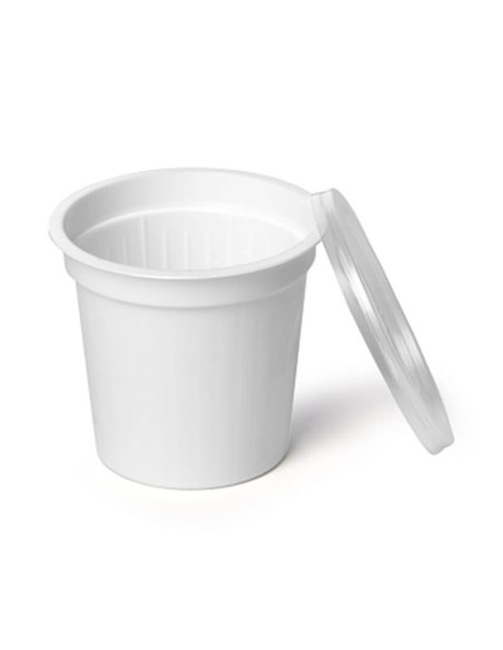 ▷ Tarrinas para Molhos 125 cc Branca com Tampa - Envio em 24h.
