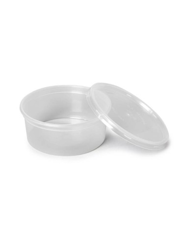 ▷ Envase de Plástico con Cierre Hermético 370 cc mas Tapa - Envío 24h.