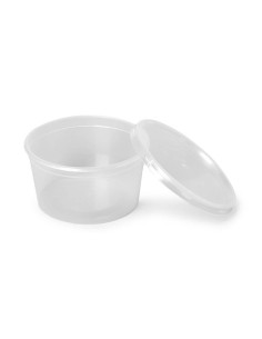 ▷ Recipiente Transparente + Fecho Hermético 500 cc com Tampa - Envio 24h.