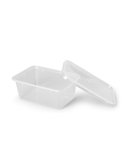 ▷ Envase Rectangular de Plástico 750 cc con Tapa - Envío 24h.