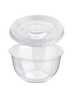 ▷ Copo de Plástico para Sobremesas 220 cc com Tampa - Envio 24h.