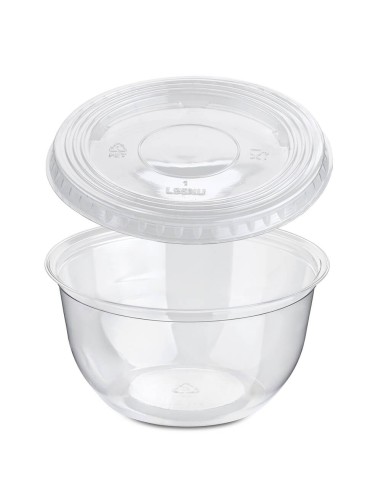 ▷ Copo de Plástico para Sobremesas 220 cc com Tampa - Envio 24h.