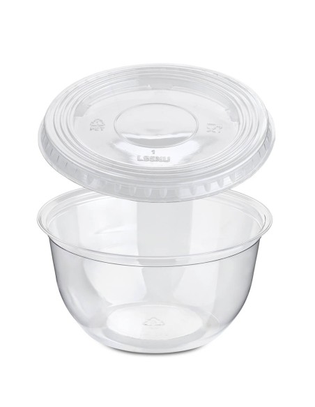 ▷ Copa de Plástico para Postres 220 cc mas Tapa - Envío 24h.