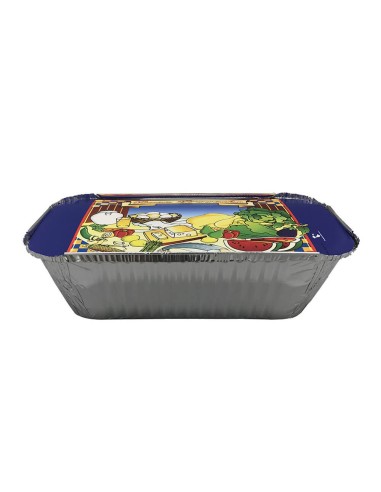 Pack Envases de aluminio 1500 cc mas Tapa cartón - Envío en 24 h.