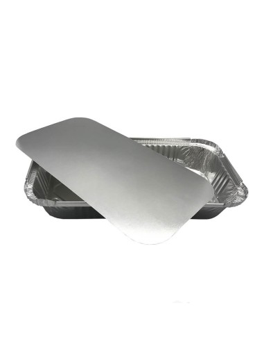 ▷ Bandeja de Alumínio para Alimentos 1820 cc com Tampa - Entrega em 24h.