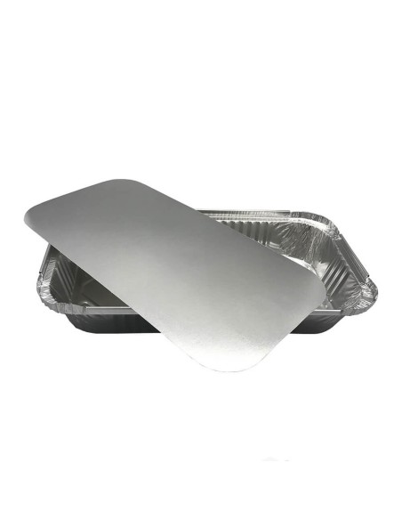 ▷ Bandeja de Alumínio para Alimentos 1820 cc com Tampa - Entrega em 24h.