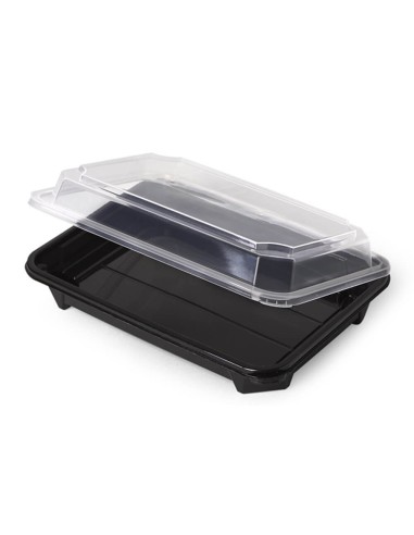 ▷ Bandeja Para Sushi Negra 185X125X47 mm - Envío Gratuito 24h.