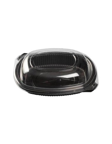 ✅ Recipiente de Plástico para Micro-ondas Preto + Tampa - Envio Gratuito 24h.