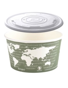 ▷ Recipiente para Sopa 355 cc com Tampa - Envases del Mediterráneo ✅