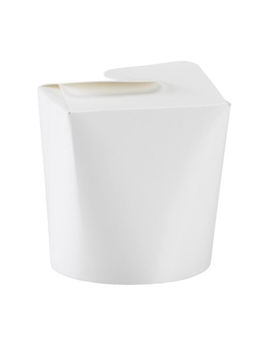 ▷ Embalagem de Papel para Noodles Branco 500 ml - Entrega em 24h.