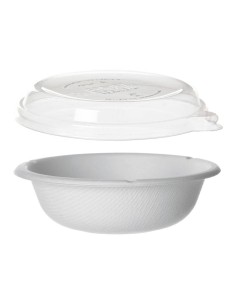 ▷ Bowls Compostables 470 cc con Tapa - Envases del Mediterráneo ✅✅