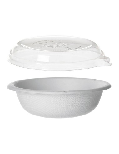 ▷ Bowls Compostables 470 cc con Tapa - Envases del Mediterráneo ✅✅