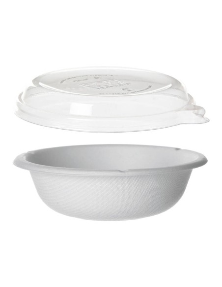 ▷ Bowls Compostables 470 cc con Tapa - Envases del Mediterráneo ✅✅