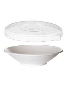▷ Bowls Fideos Compostables 710 cc con Tapa - Envío 24h. ✅✅