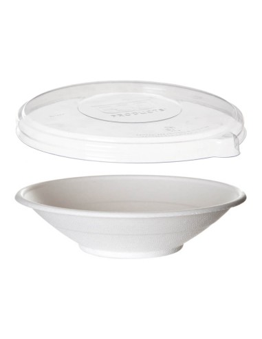 ▷ Bowls de Macarrão Compostáveis 710 cc com Tampa - Envio 24h. ✅✅