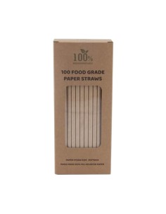 ▷ Palhinha de Papel Kraft Biodegradável - Envio Gratuito 24h.