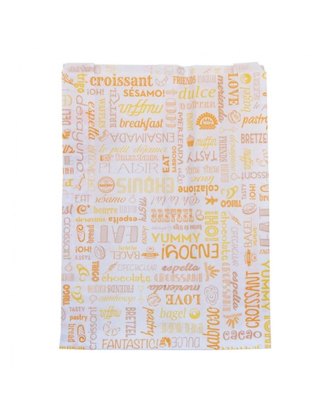 ▷ Sacos de Papel Antigordura 35X26+8 cm - Envio em 24h.