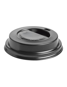 ▷ Tapa Negra para Vaso de Papel para Café 6 Oz / 192 cc - Envío 24h.✅✅