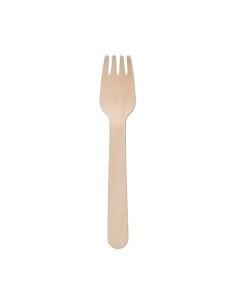 ▷ Tenedor de Madera Desechable - Envío 24h. - Envases del Mediterráneo