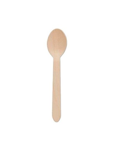 ▷ Cuchara de Madera Desechable - Envío 24h. - Envases del Mediterráneo