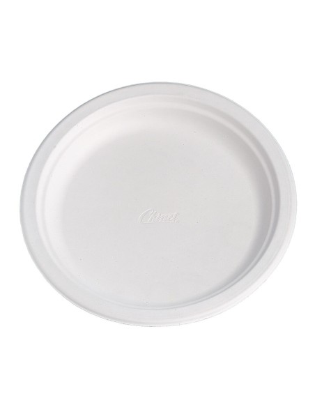 ▷ Plato de Caña de Azúcar 15 cm. - Envases del Mediterráneo