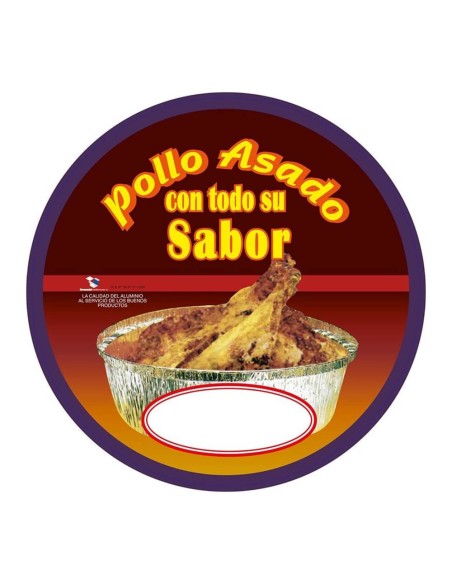 ▷ Tapa Cartón para Envases de Pollo 1900 cc - Envío 24h.