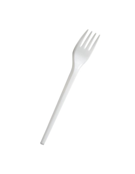 ▷ Garfo Biodegradável Branco CPLA - Envio 24h.