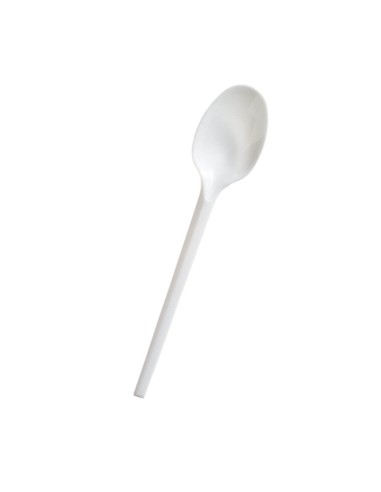 ▷ Cuchara Biodegradable Blanco CPLA - Envío 24h.