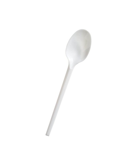 ▷ Colher Biodegradável Branca CPLA - Envio 24h.