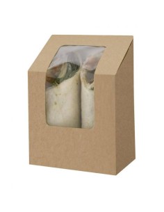 ▷ Caixa de Papel Kraft com Janela - Envio 24h.