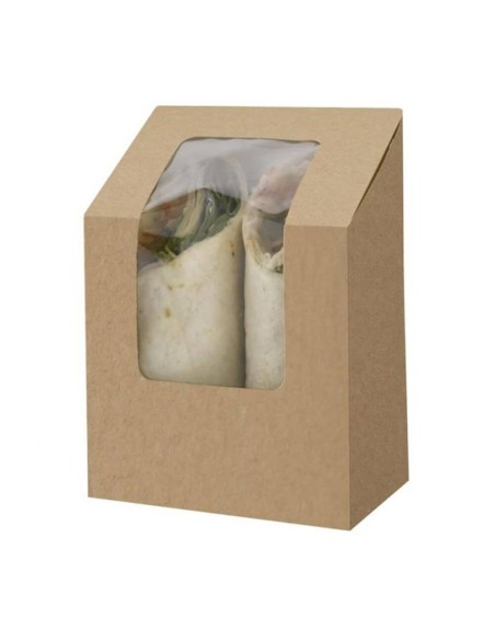 ▷ Caixa de Papel Kraft com Janela - Envio 24h.