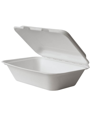▷ Bandeja de Caña de Azúcar + Tapa 625 cc para Take Away ✅- Envío 24h.