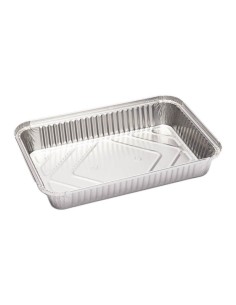 Bandeja de Aluminio de Un Solo Uso 2200 cc - Envío 24h.
