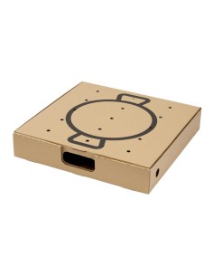 ✅ Caixa Marrom para Transportar Paellas 60x60 cm - Envio Gratuito 24h.