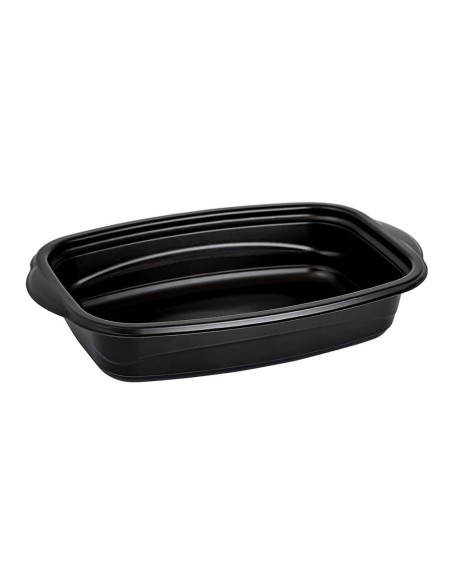 ▷ Bandeja Descartável Preta 500 cc - Envio 24 h.