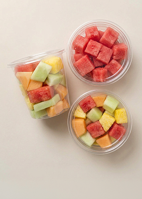Embalagens compostáveis para fruta