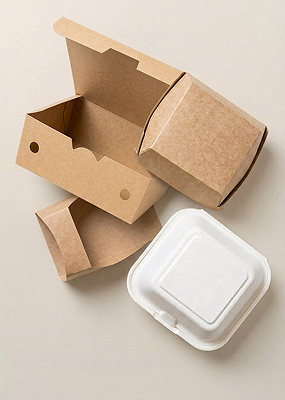 Caixas biodegradáveis