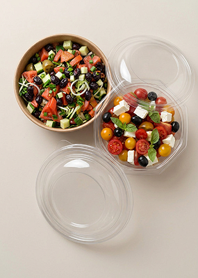 Saladeiras descartáveis